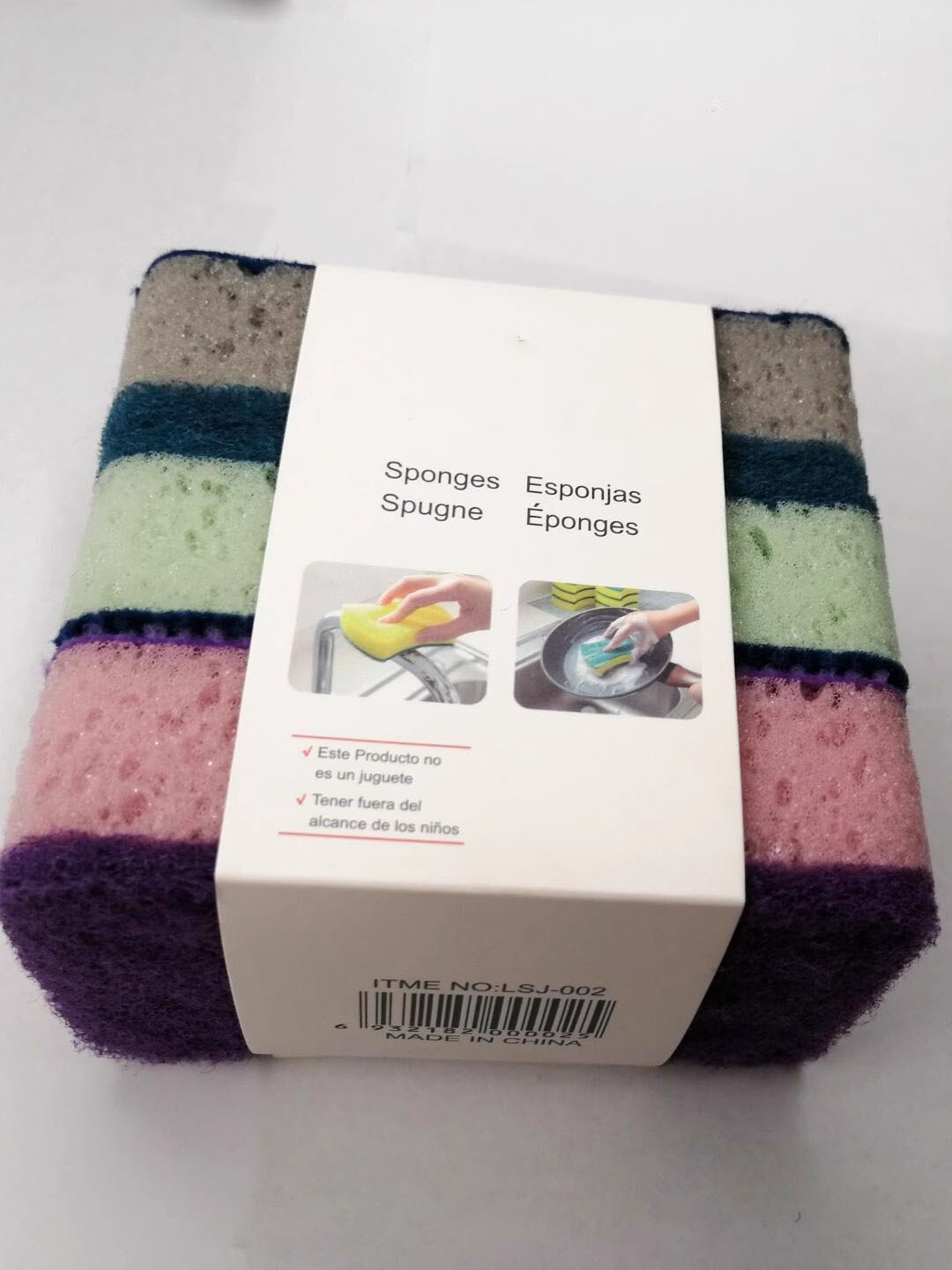 007 고밀도 식기 세척 브러쉬 냄비 후라이펜 그릇 양면 수세미