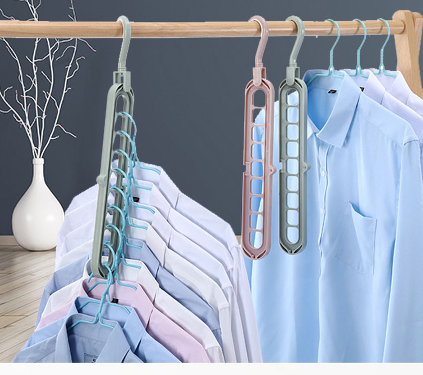 011 다기능 9구 옷걸이 옷장 정리 정돈