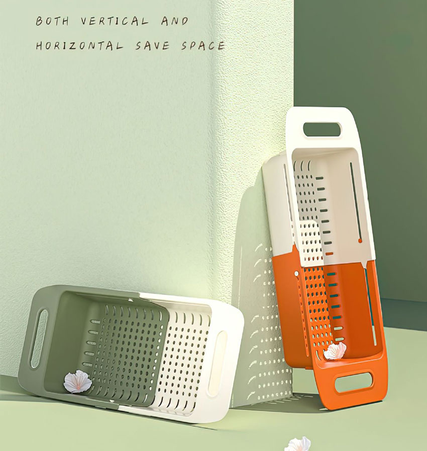 012 확장 싱크대 야채 과일 식기류 세척 물빠짐 다용도 바구니